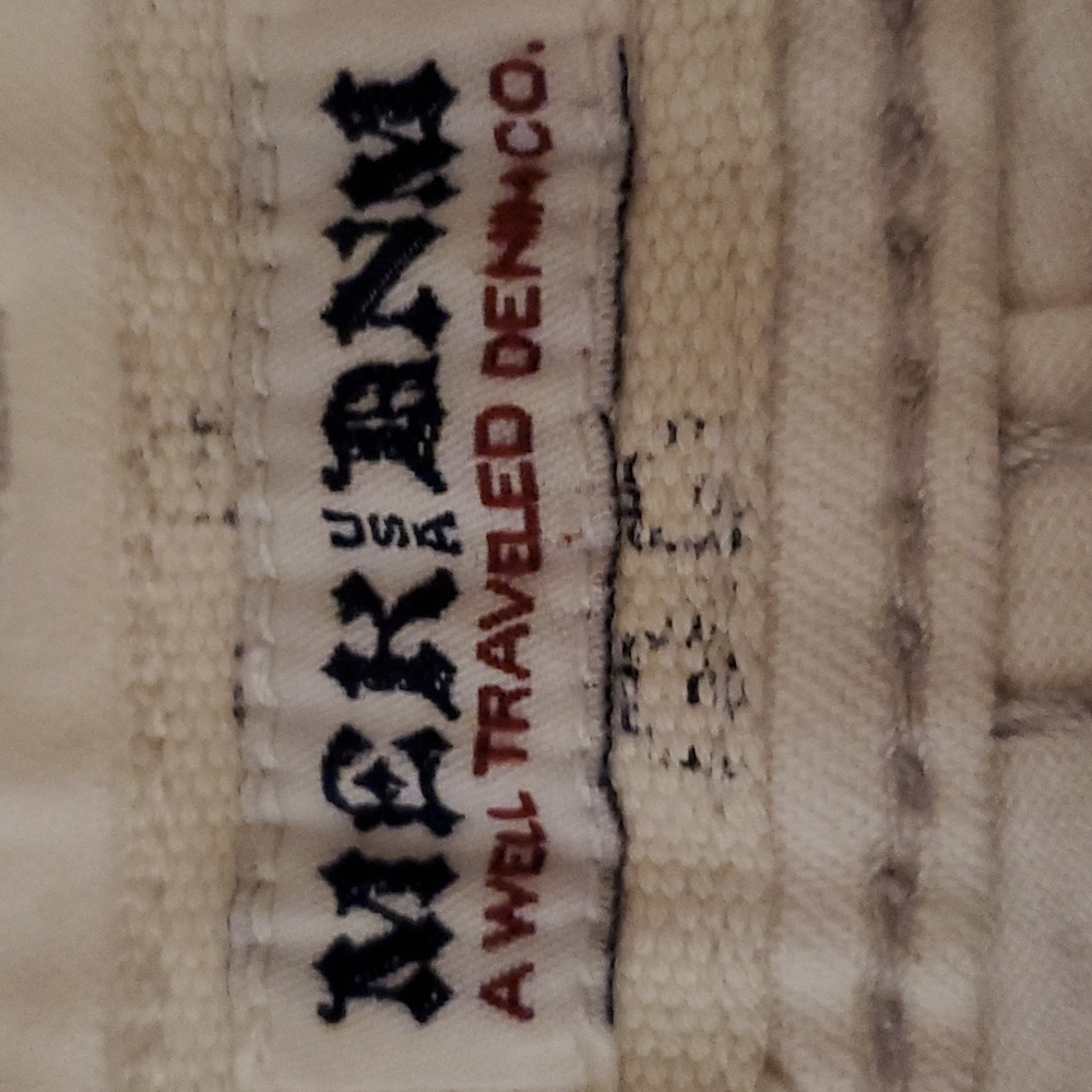 MEK denim size medium white Capri - Picture 4 of 4